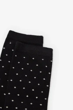 Mujer Cortefiel Calcetines>Calcetín largo mini topos