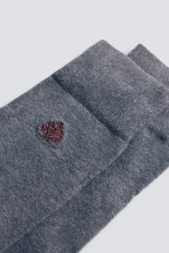Hombre Springfield Calcetines>Calcetín largo monocolor logo