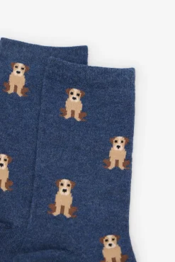 Mujer Cortefiel Calcetines>Calcetín largo perro