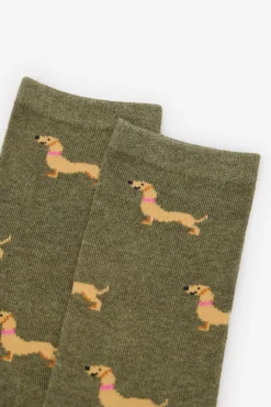 Mujer Cortefiel Calcetines>Calcetín largo teckel