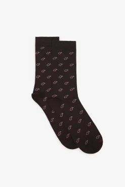 Hombre Cortefiel Calcetines>Calcetín microdibujo