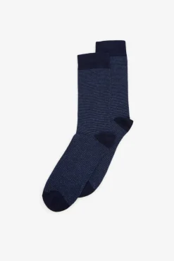 Hombre Cortefiel Calcetines>Calcetín microrayas