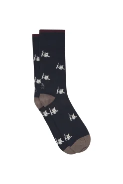 Hombre Kiff-Kiff Calcetines>Calcetín Regular Algodón Caballero