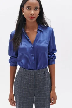 Mujer Caroll Blusas>Camisa 100% seda