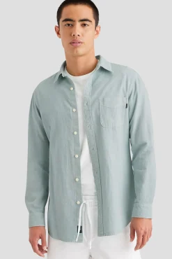 Hombre Dockers Camisas>Camisa abotonada slim fit Icon