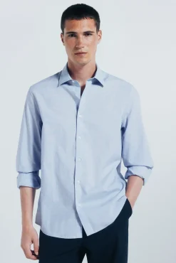 Hombre Springfield Camisas>Camisa algodón fil a fil