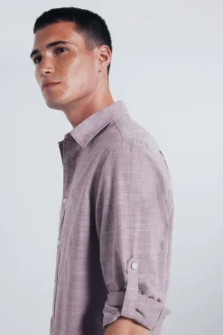 Hombre Springfield Camisas>Camisa algodón slub