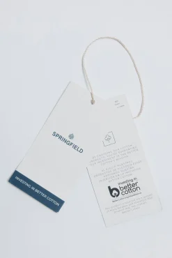 Hombre Springfield Camisas>Camisa algodón slub cuadros