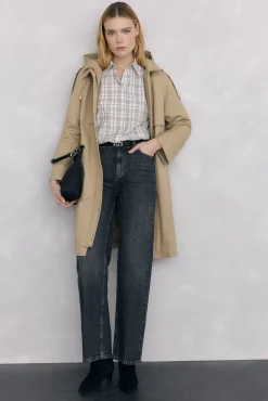 Mujer Pedro del Hierro Blusas>Camisa amplia cuadros