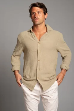 Hombre Cloking Camisas>Camisa Bambula