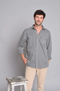 Hombre Cloking Camisas>Camisa Bolsillos