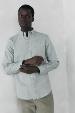 Hombre Pedro del Hierro Camisas>Camisa Brushed Oxford lisa