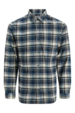 Hombre Jack & Jones PLUS Camisas>Camisa básica cuadros