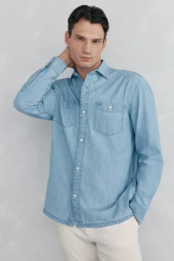 Hombre Pedro del Hierro Camisas>Camisa chambray