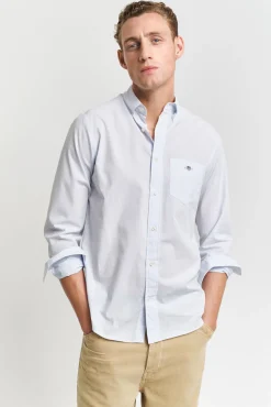 Hombre Gant Camisas>Camisa clásica a rayas finas Regular Fit