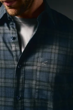 Hombre OOTO Camisas>Camisa cuadros franela