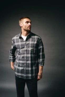 Hombre OOTO Camisas>Camisa cuadros franela