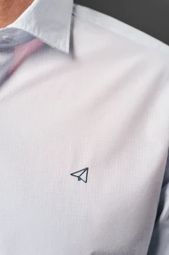 Hombre OOTO Camisas>Camisa cuadros popelín