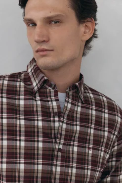 Hombre Pedro del Hierro Camisas>Camisa cuadros Tencel