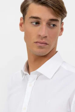 Hombre elPulpo Camisas>Camisa cuello italiano popelin elastico