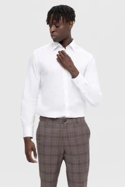 Hombre Selected Camisas De Vestir|Camisas>Camisa de algodón orgánico Slim Fit.