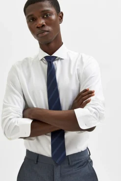 Hombre Selected Camisas De Vestir|Camisas>Camisa de manga larga de vestir 100% algodón