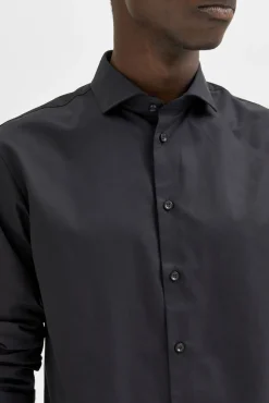 Hombre Selected Camisas De Vestir|Camisas>Camisa de manga larga de vestir 100% algodón