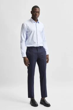 Hombre Selected Camisas De Vestir|Camisas>Camisa de manga larga de vestir 100% algodón regular fit