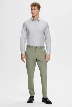 Hombre Selected Camisas De Vestir|Camisas>Camisa de manga larga de vestir 100% algodón