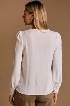 Mujer Polín Et Moi Blusas>Camisa detalle bordado Greta