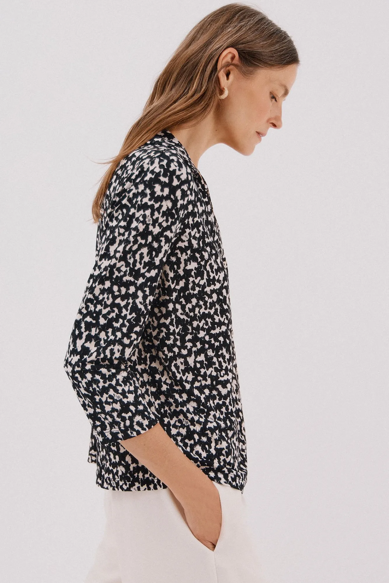 Mujer Cortefiel Blusas>Camisa elástica botones