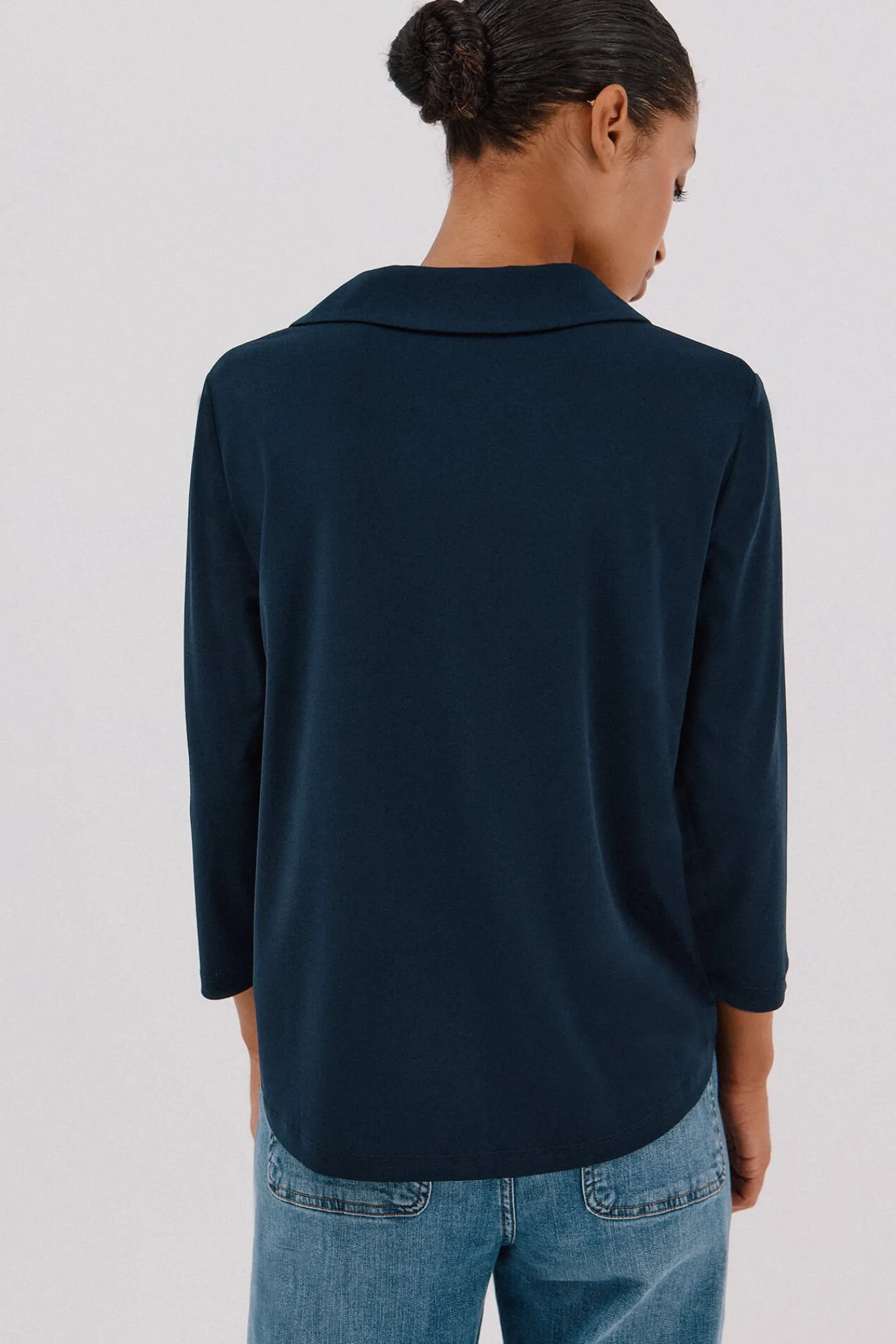 Mujer Cortefiel Blusas>Camisa elástica botones