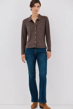 Mujer Cortefiel Blusas>Camisa elástica botones