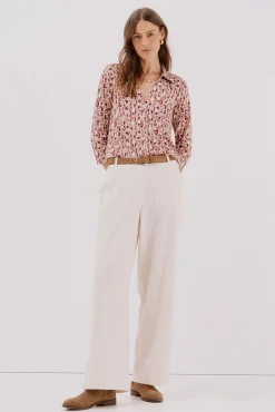 Mujer Cortefiel Blusas>Camisa elástica botones