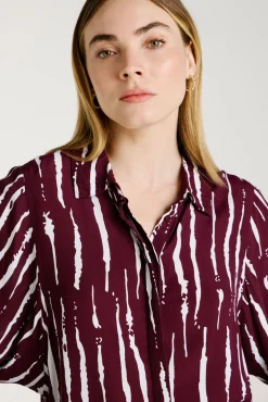 Mujer Vila Blusas>Camisa estampada de viscosa