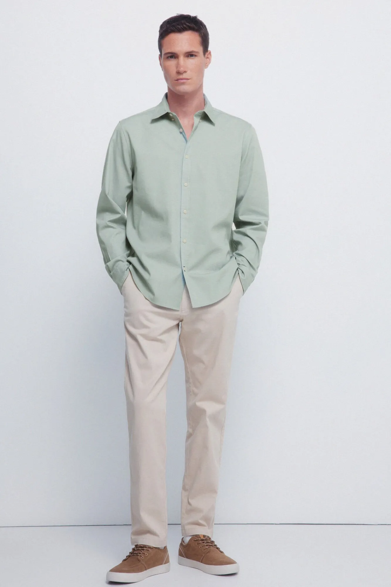 Hombre Springfield Camisas>Camisa estructura bicolor