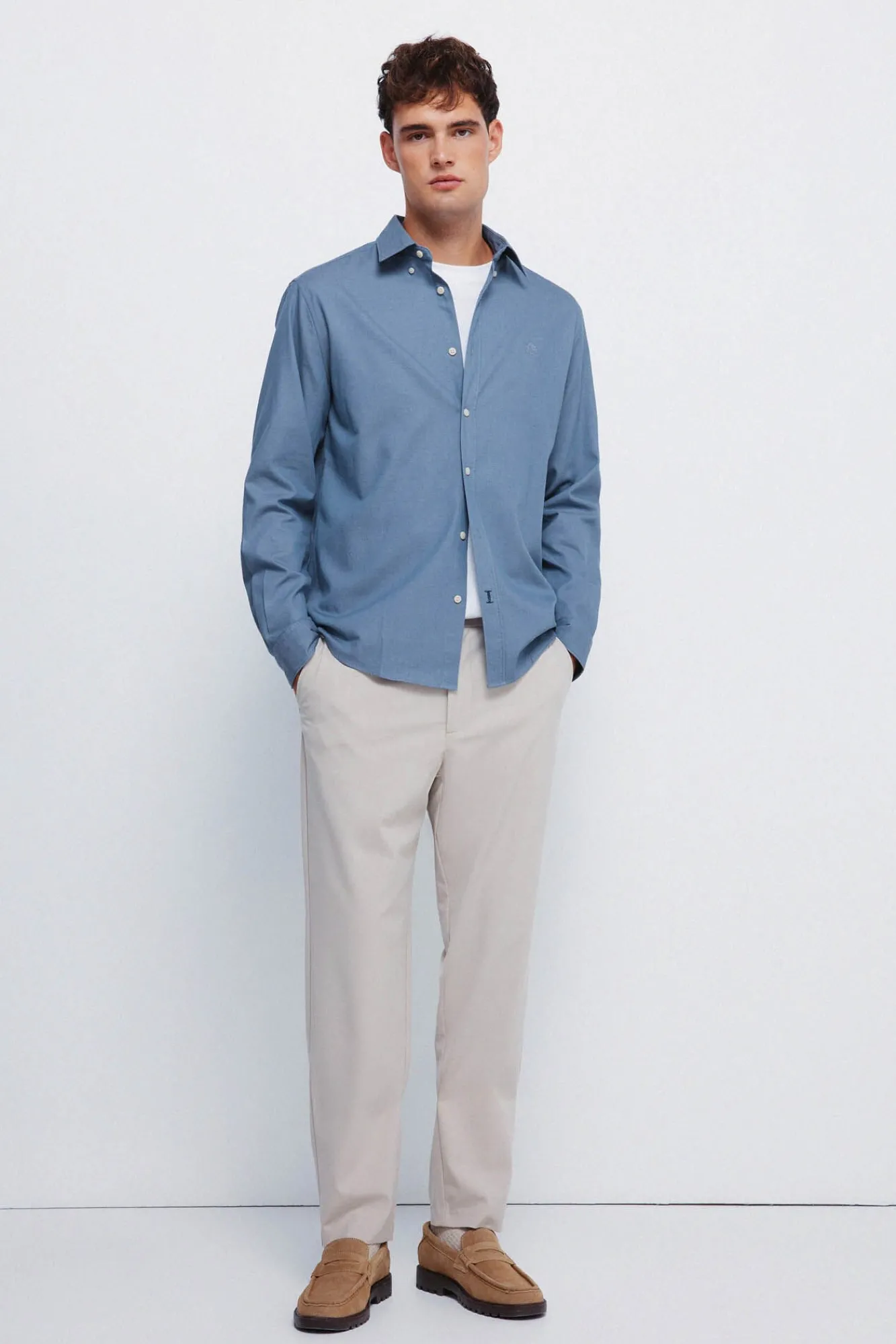 Hombre Springfield Camisas>Camisa estructura bicolor