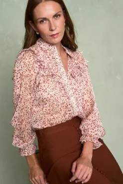 Mujer Polín Et Moi Blusas>Camisa flores Minna