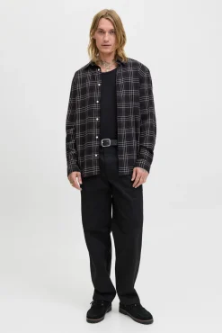 Hombre Jack & Jones Camisas>Camisa franela cuadros