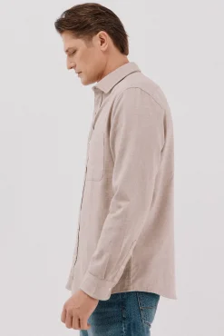 Hombre Cortefiel Camisas>Camisa franela espiga