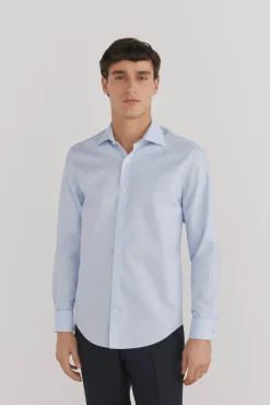 Hombre Pedro del Hierro Camisas De Vestir|Camisas>Camisa gemelos lisa non iron + antimanchas