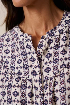 Mujer Polín Et Moi Blusas>Camisa geométrica Lila