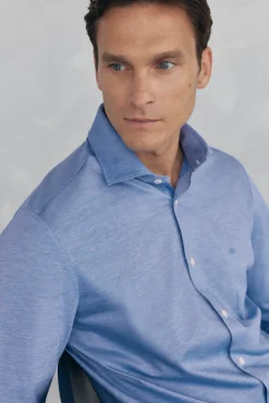 Hombre Pedro del Hierro Camisas De Vestir|Camisas>Camisa lisa de punto