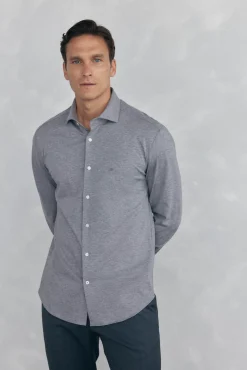 Hombre Pedro del Hierro Camisas De Vestir|Camisas>Camisa lisa de punto