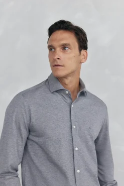 Hombre Pedro del Hierro Camisas De Vestir|Camisas>Camisa lisa de punto