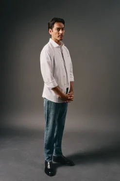 Hombre OOTO Camisas>Camisa lisa popelín