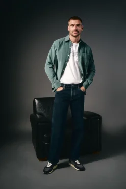 Hombre OOTO Camisas>Camisa micropana lisa