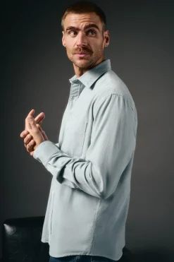 Hombre OOTO Camisas>Camisa micropana lisa