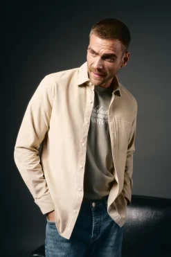 Hombre OOTO Camisas>Camisa micropana lisa