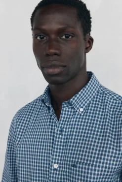 Hombre Pedro del Hierro Camisas>Camisa non iron oxford cuadros